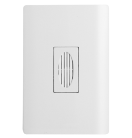 Conjunto Campainha Cigarra (SOM) 4x2 - Novara Branco Brilhante